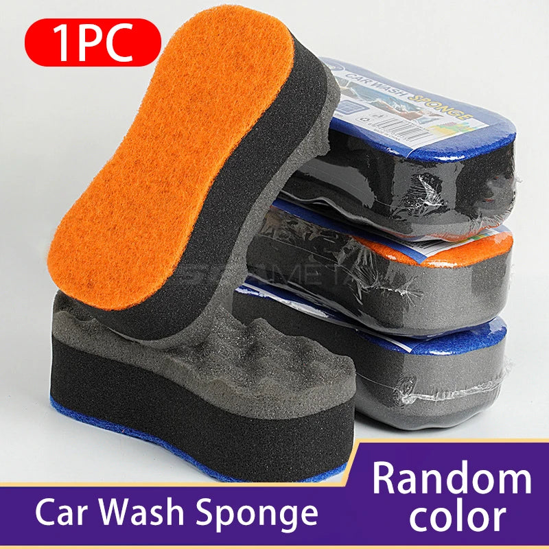 Car Wash Sponge 3-Layer Foam Cleaning Block for Vehicle Detailing & Care