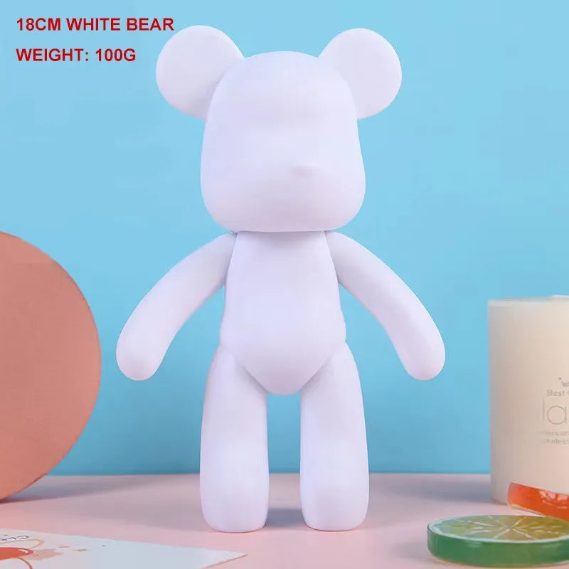 DIY Fluid Bear Sculpture Kit Handmade Art & Craft Mold for Home Decor