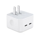 40W Dual USB-C Fast Charger with Foldable Wall Plug for iPhone & iPad