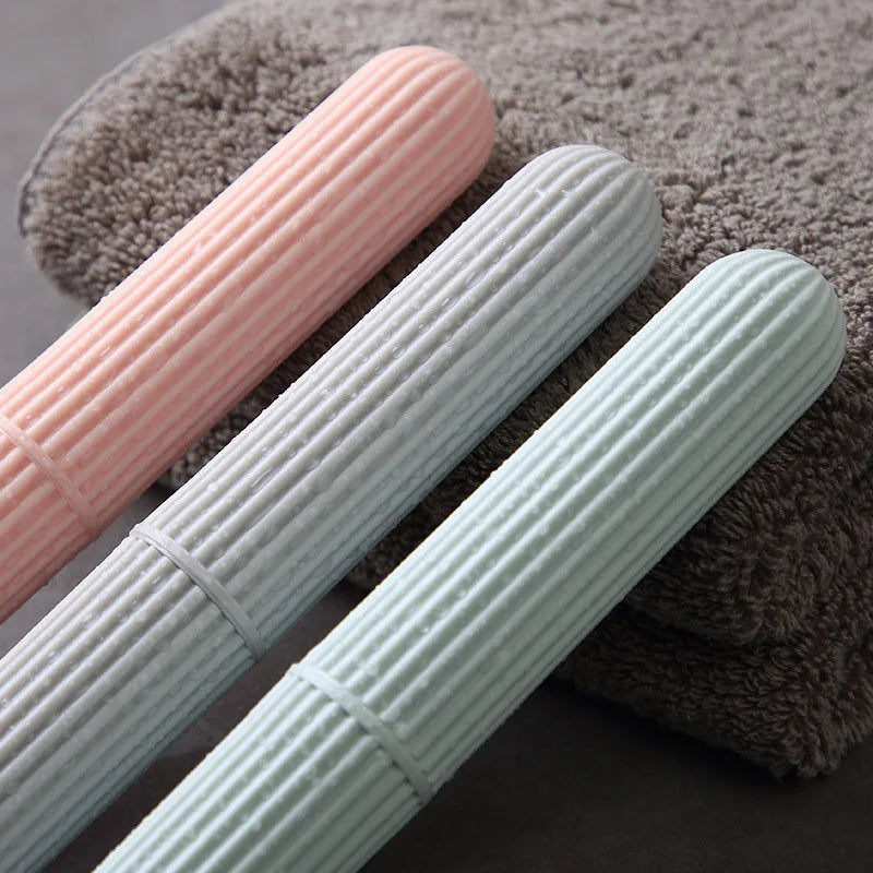 Travel Toothbrush Holder Case Dust-Proof Bathroom Storage Cover Portable