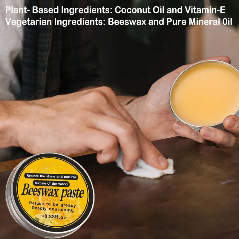 Wood Cutting Board Wax Oil for Furniture & Kitchen Maintenance - Food Safe, Waterproof, Brightening