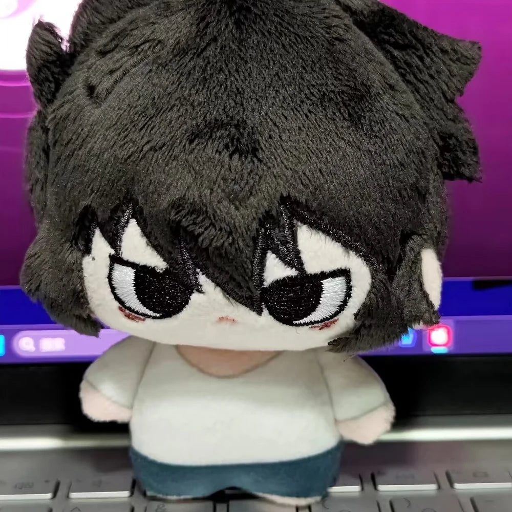 Anime Death Note Light & L Plush Dolls - Soft Cosplay Stuffed Toys, 12cm