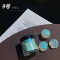 Chrome Nail Powder Shimmer Aurora Glitter for Nail Art - Neon Mermaid Effect - 10g Jar
