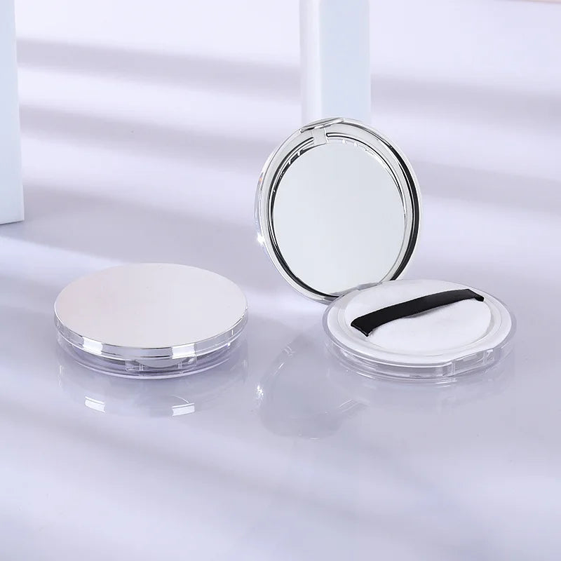 Super Thin 5g Loose Powder Case Set with Puff - Multiple Colors