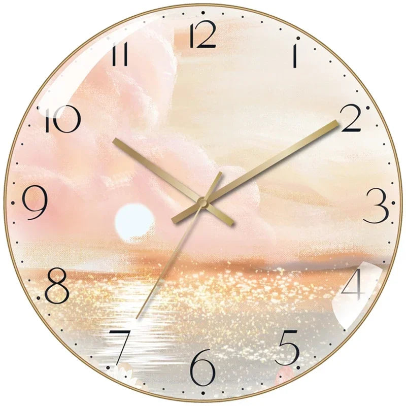 Modern Art Wall Clock - Nordic Luxury Silent Home Decor for Living Room