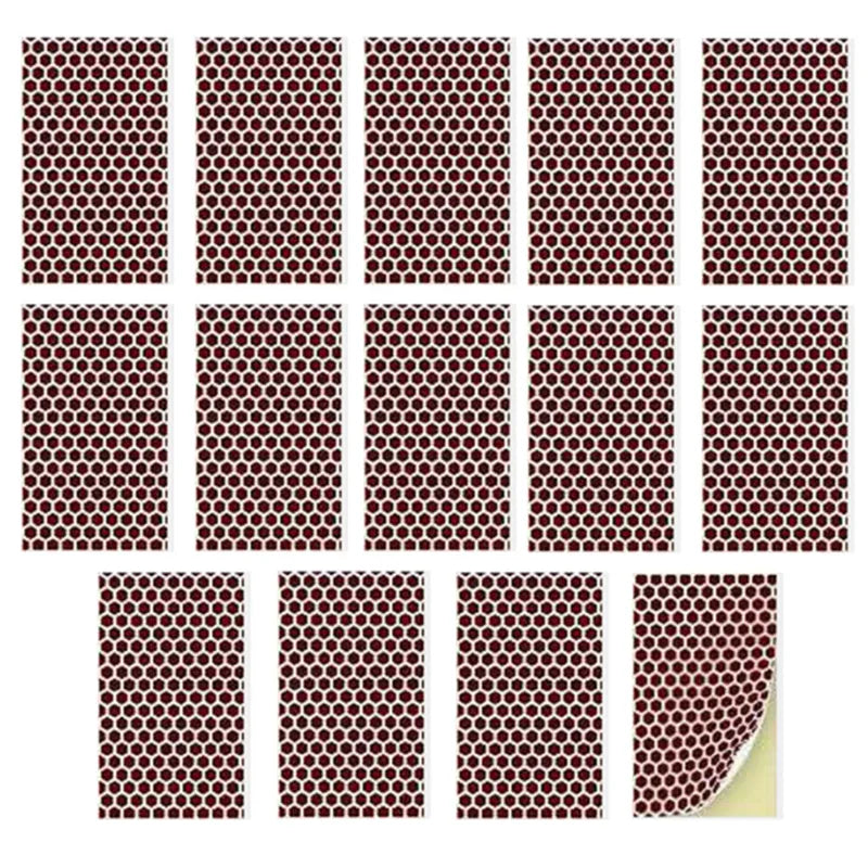 Self-Adhesive Phosphorus Match Striker Paper for DIY Crafts and Safety Use - 14 Pack