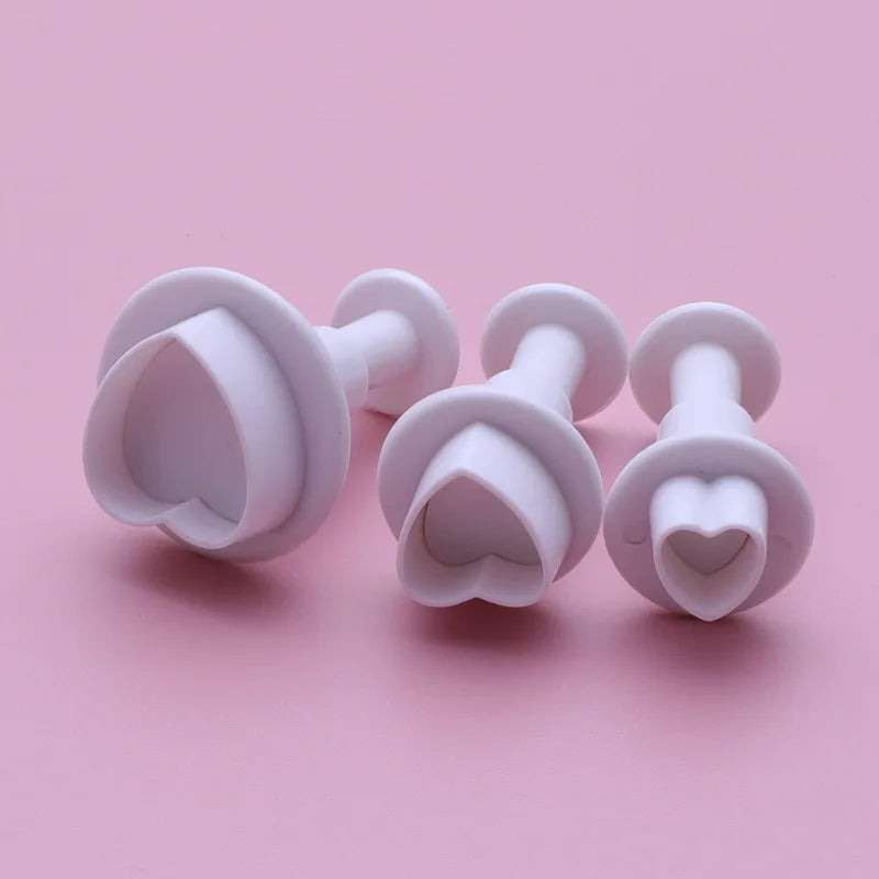 Set of 3-12 Geometry Cookie Cutters in Food Grade Plastic for Baking and Cake Decorating