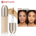Full Coverage Liquid Concealer for Dark Circles & Blemishes - Waterproof, Long-Lasting Makeup