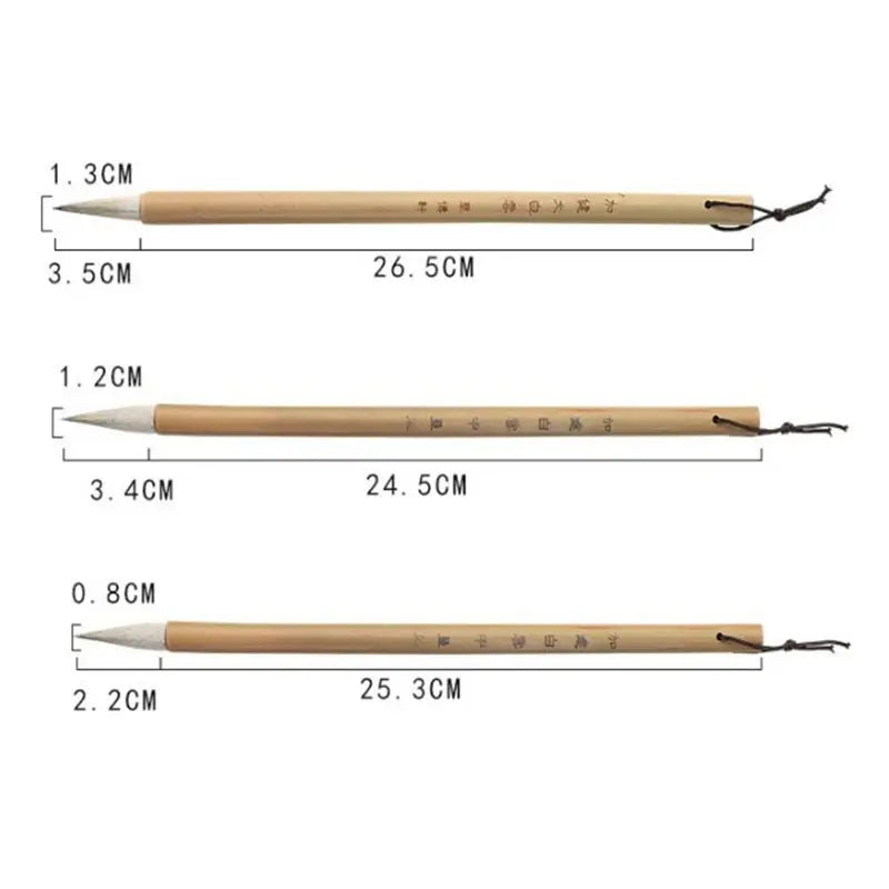 High-End Traditional Chinese Calligraphy Brush Wolf Hair Art Paintbrush - Multiple Colors