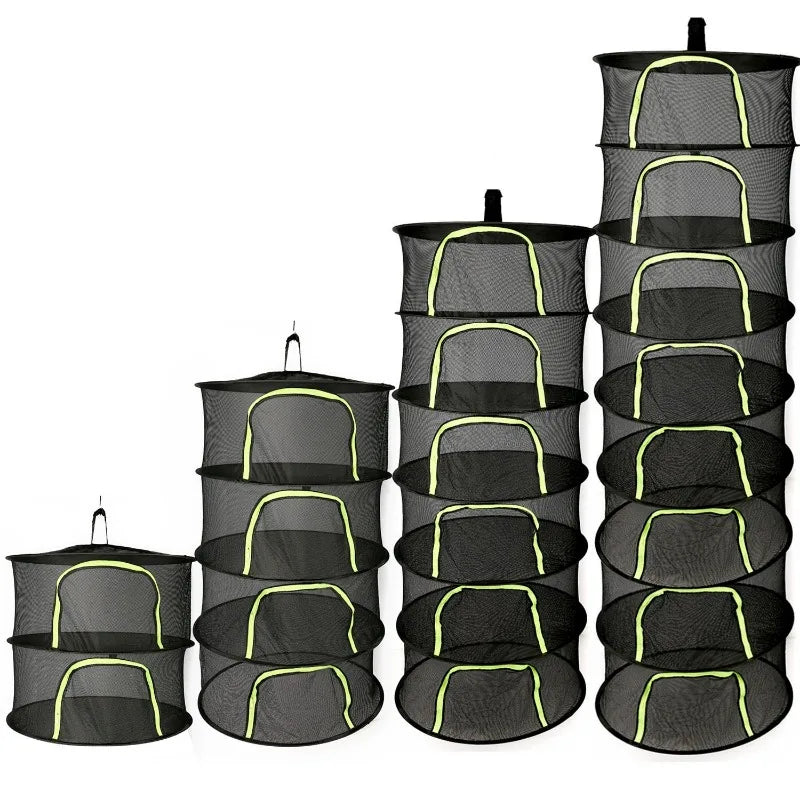 Multi-Layer Herb & Plant Drying Rack with Mesh Net for Herbs Flowers and Buds