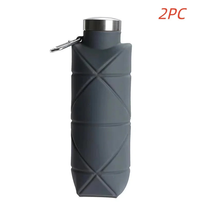 700ml Silicone Folding Water Bottle - Portable, Drop-Proof Hydration for Outdoors