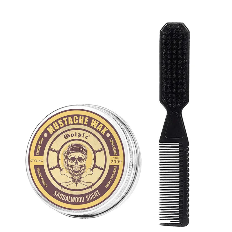 30g Sandalwood Scent Beard Wax for Men Mustaches & Facial Hair Care