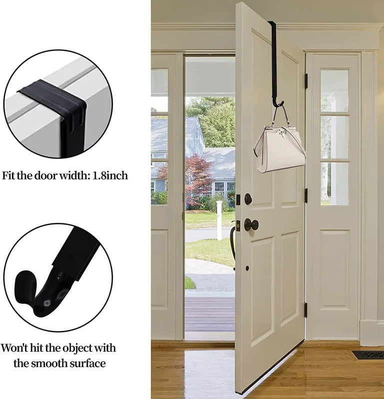Over-the-Door Wreath Hanger Hook for Front Door Holiday & Home Decor - Metal, XXL & XL Sizes