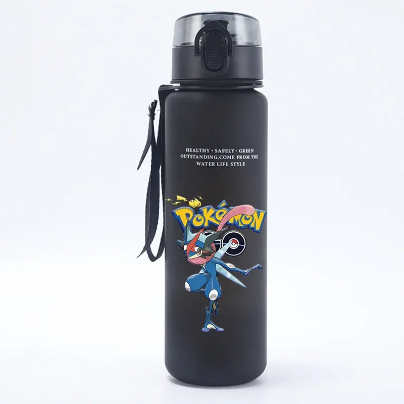 Kids Water Bottle 650ml - Cartoon Pokemon Water Cup for Children, Portable Outdoor Hydration