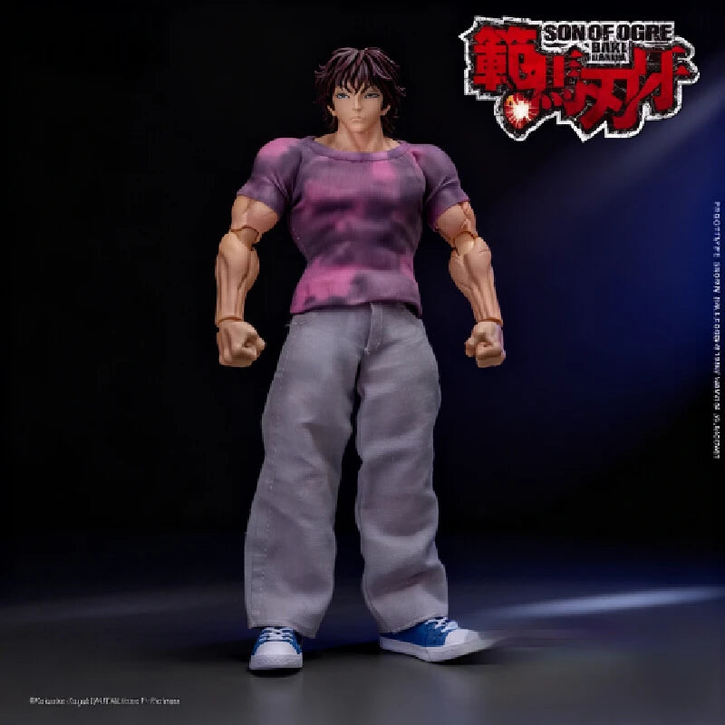 1/12 Scale Anime Baki Hanma Oni Action Figure Collectible Model for Desktop Decor