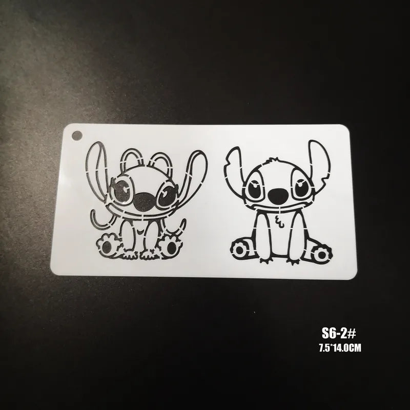 Face Painting Stencils Set for Kids and Adults - Cartoon Makeup Templates, Body & Face Art