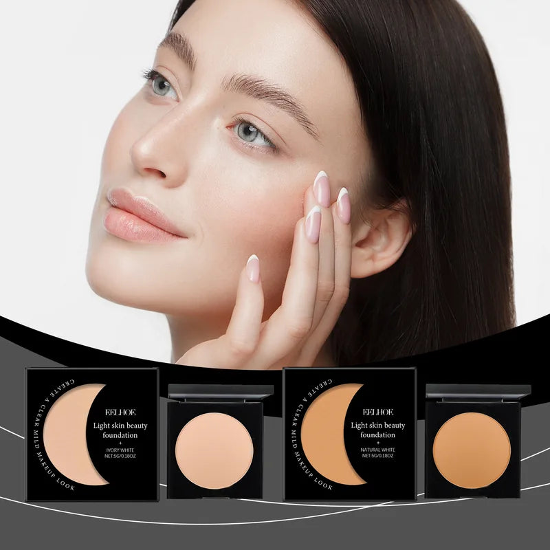 Oil Control Foundation Cream - Full Coverage, Matte Finish, Brightening, Sweatproof 5g