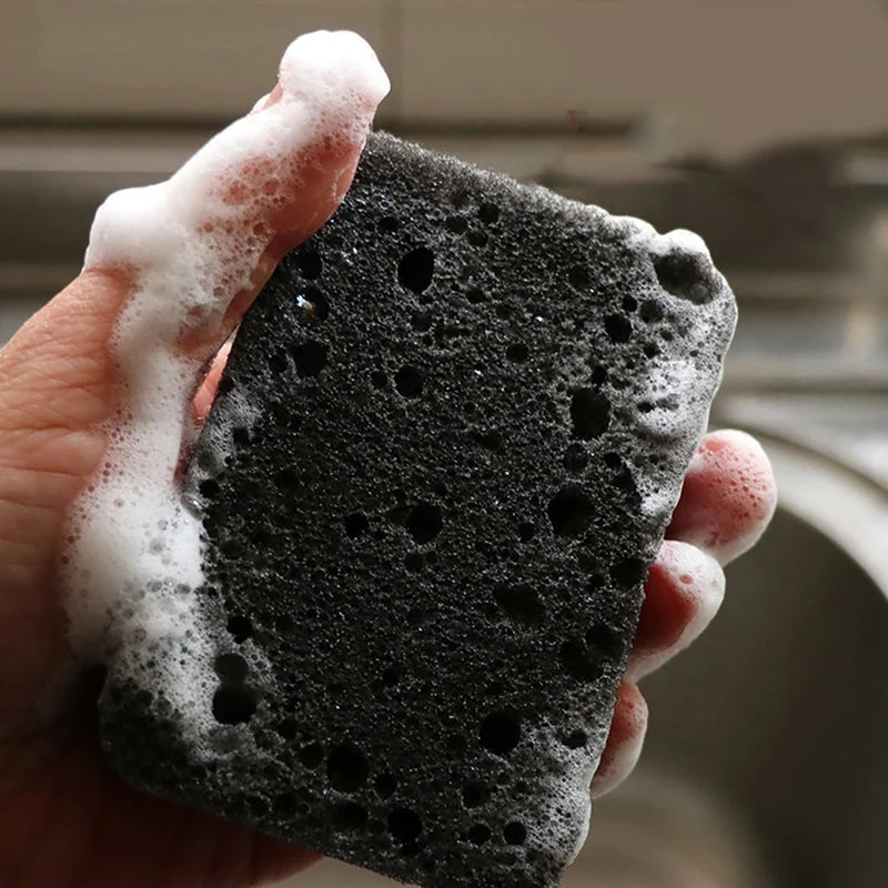 5-Pack Seaweed Kitchen Cleaning Sponges Non-Stick Oil Wiping Dishcloths Reusable