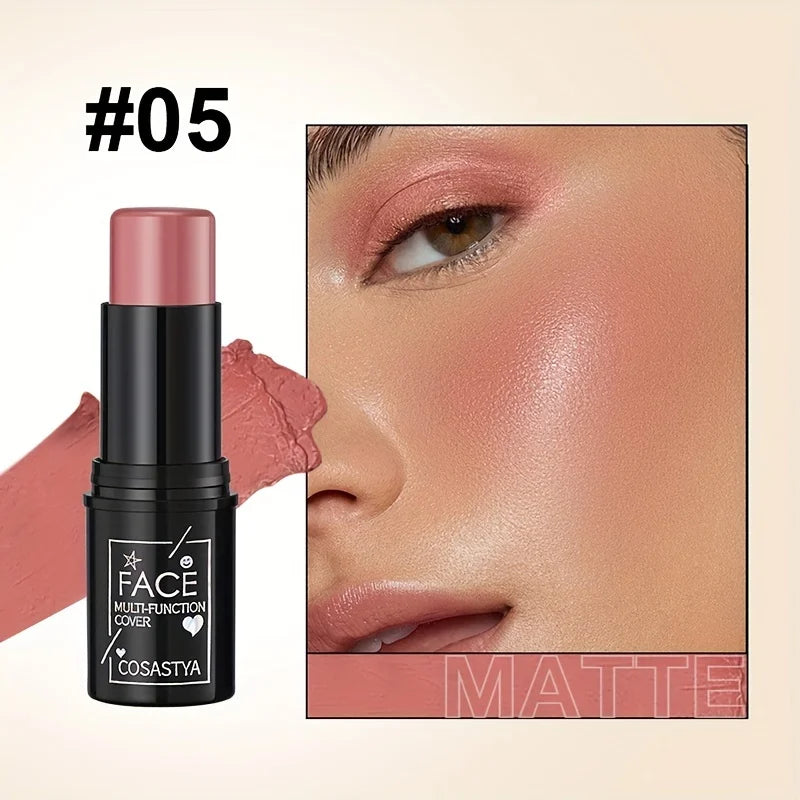 3-in-1 Waterproof Multi-Function Makeup Stick for Face, Eyes & Cheeks, Long-Lasting