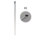 Diagonal Eyeliner & Eyebrow Brush Set - Ultra-Thin Detail Makeup Tools