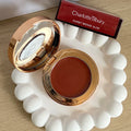 Dual-Use Lipstick and Blusher Set - Pink Diamond Gold Tube, Long-Lasting Color