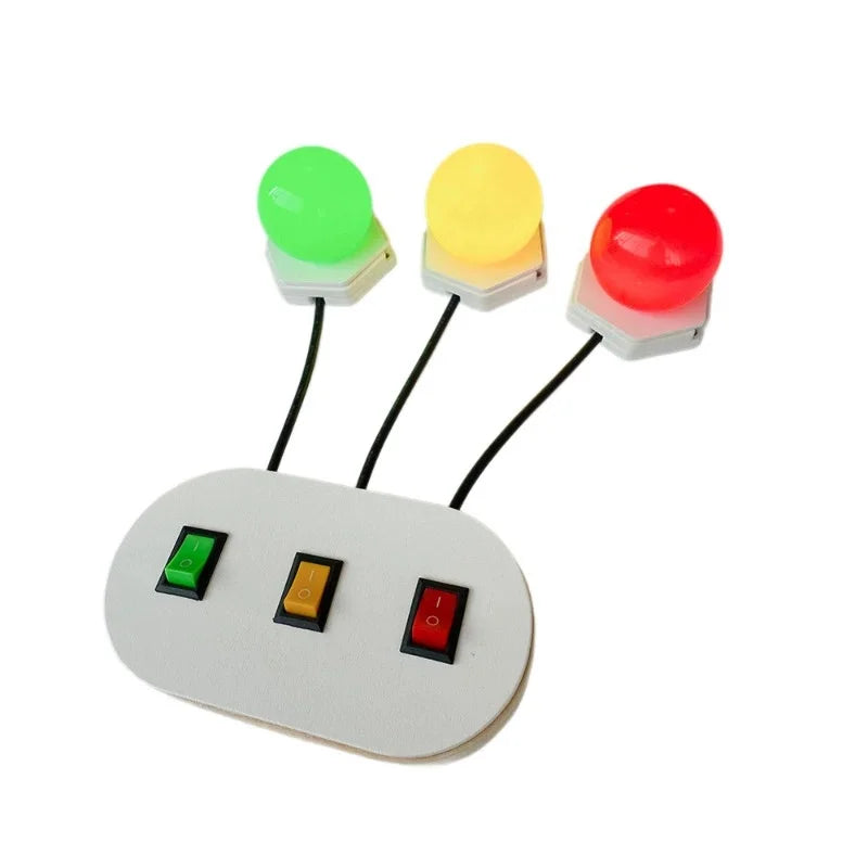 Montessori Busy Board Educational Toy for Kids with Sound & Light Accessories