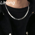 Sterling Silver Snake Chain Necklace for Men Women 16-24 Inch Gift Jewelry