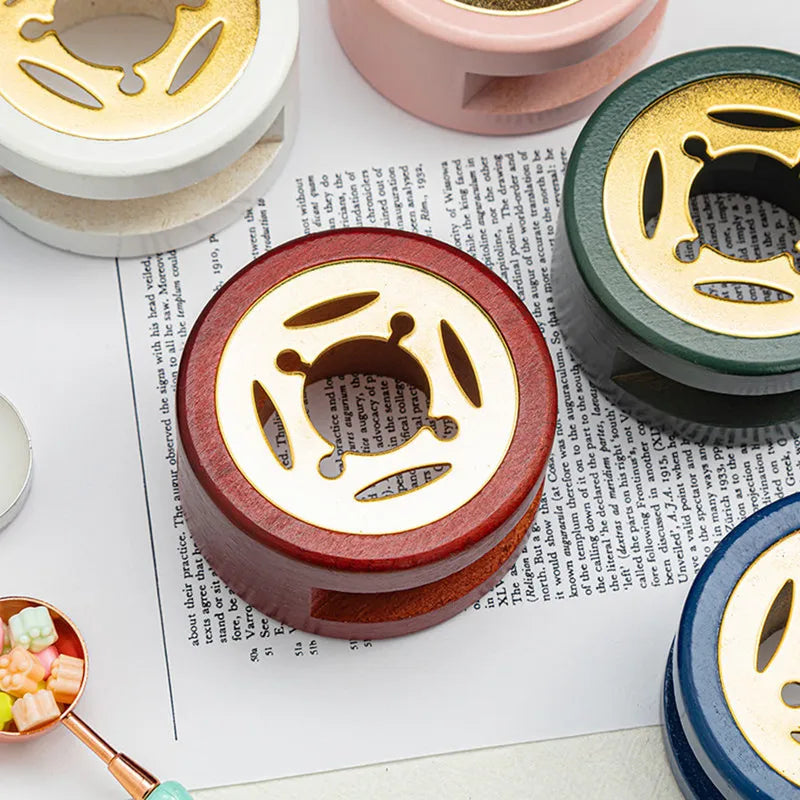 Wax Seal Warmer Kit with Copper Spoon for Melting Sealing Wax Beads & Sticks