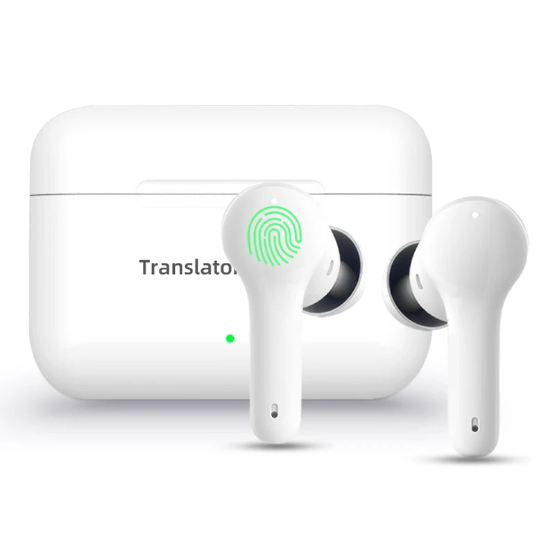 Wireless Translator Earbuds 144 Languages, Real-Time Offline & Online Device
