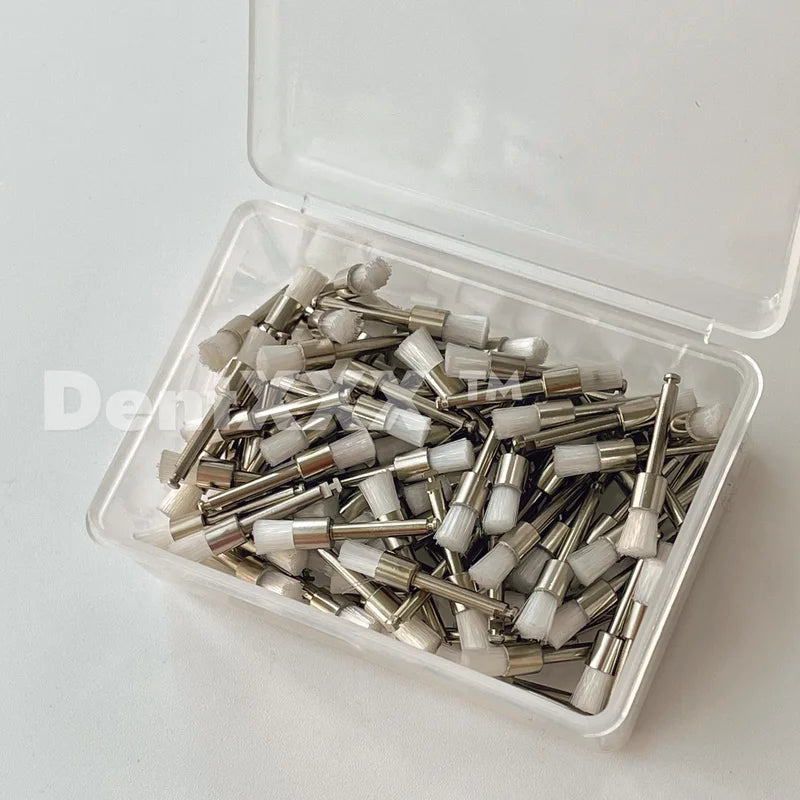 Nylon Polishing & Cleaning Brush Set - 50/100 Pcs, 2.35mm Shank
