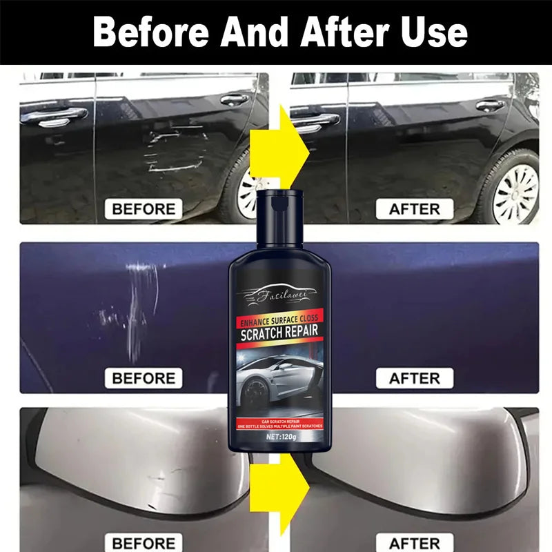 Car Scratch Repair & Polishing Wax - Paint Restoration for All Vehicles