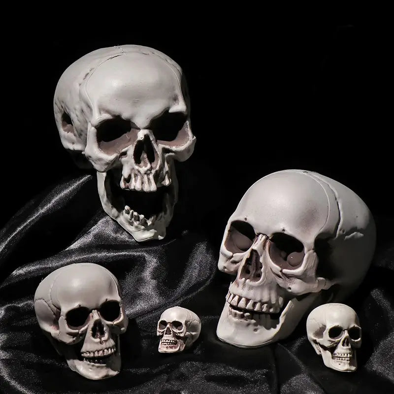 Plastic Skeleton Skull Halloween Props Hanging Decor for Parties & Events