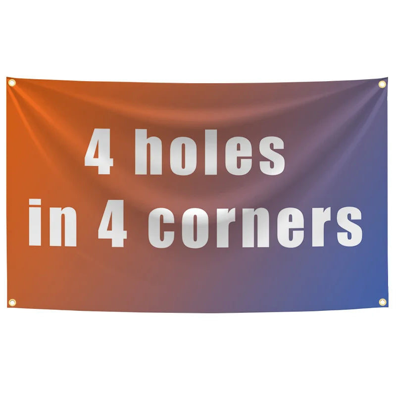 Custom Car Motorcycle Flag 90x150cm Polyester Banner Logo Decoration