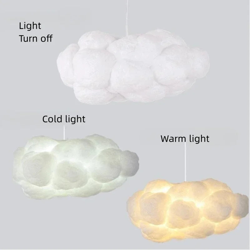 Modern Nordic Cloud Pendant Light for Living Room, Kids Room, Restaurant - Multiple Styles