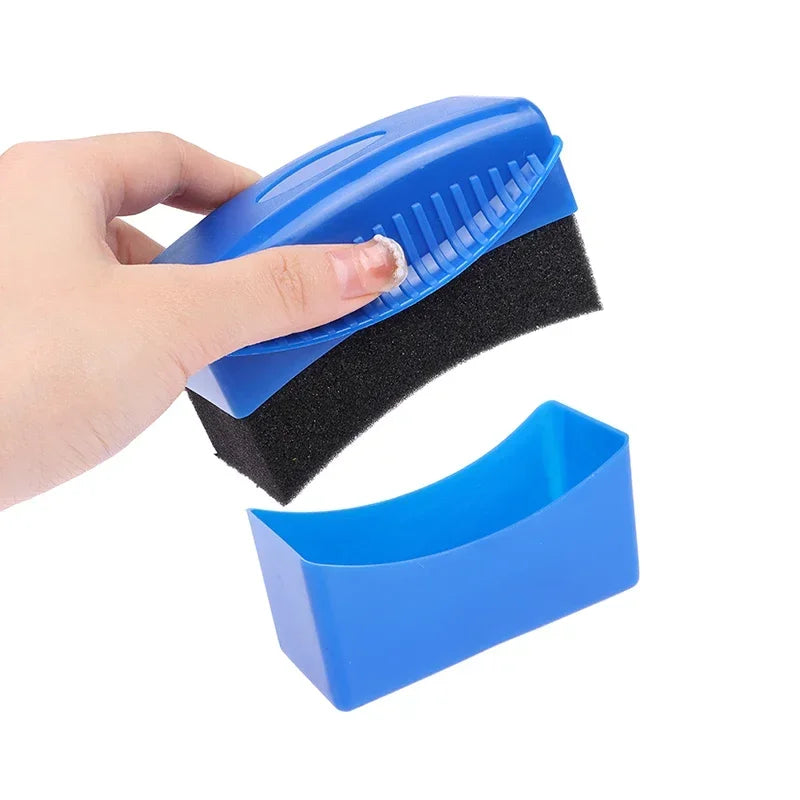 Car Wheel Sponge Brush with or without Lid - Tire Cleaning & Polishing Tool