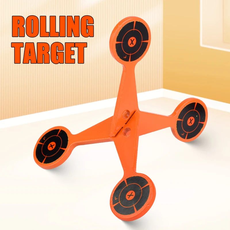 2/4mm Thick Metal Shooting Target Set - Rolling Tumbling & Pinball Style