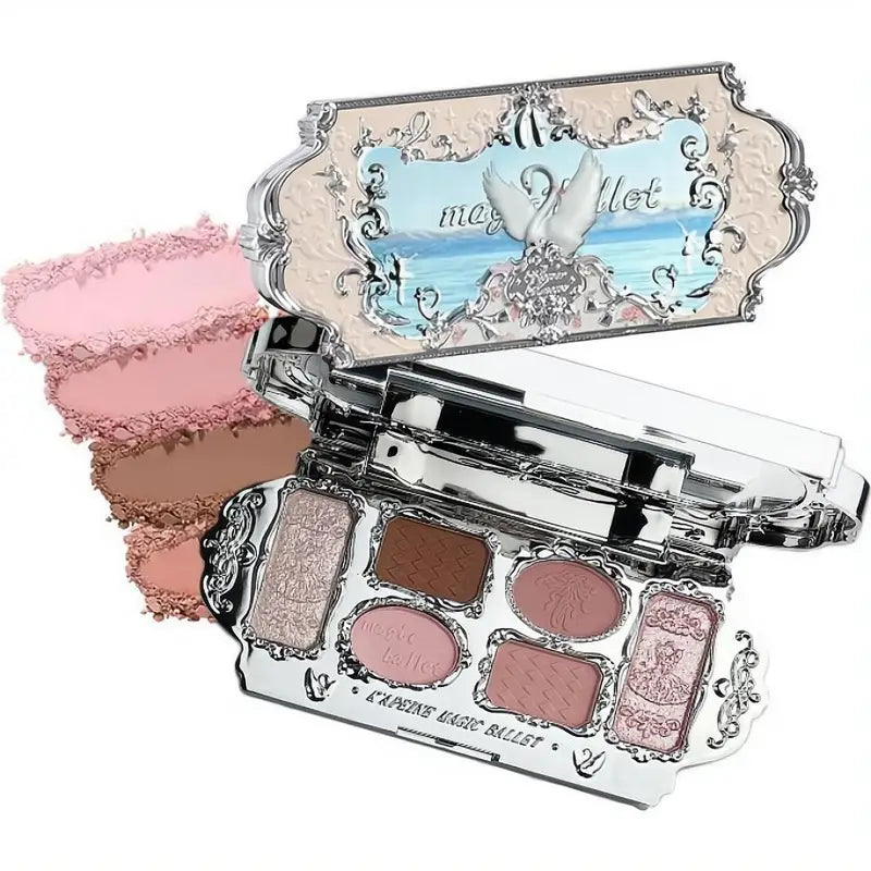 Magic Ballet Eyeshadow Palette - Versatile Matte, Shimmer & Glitter Shades