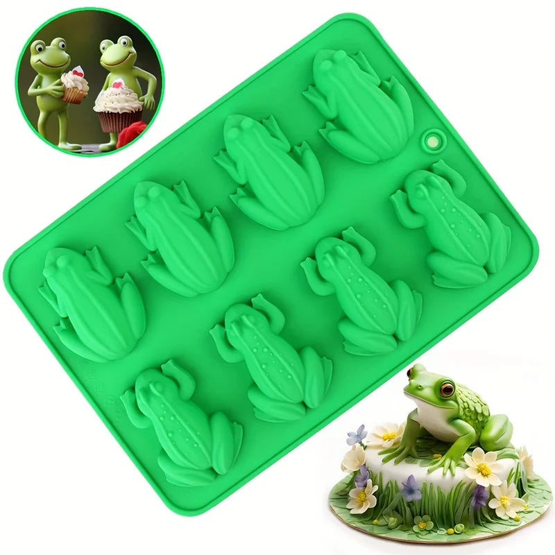 Silicone Frog and Toad Cake Mold for Baking Candies and Crafts
