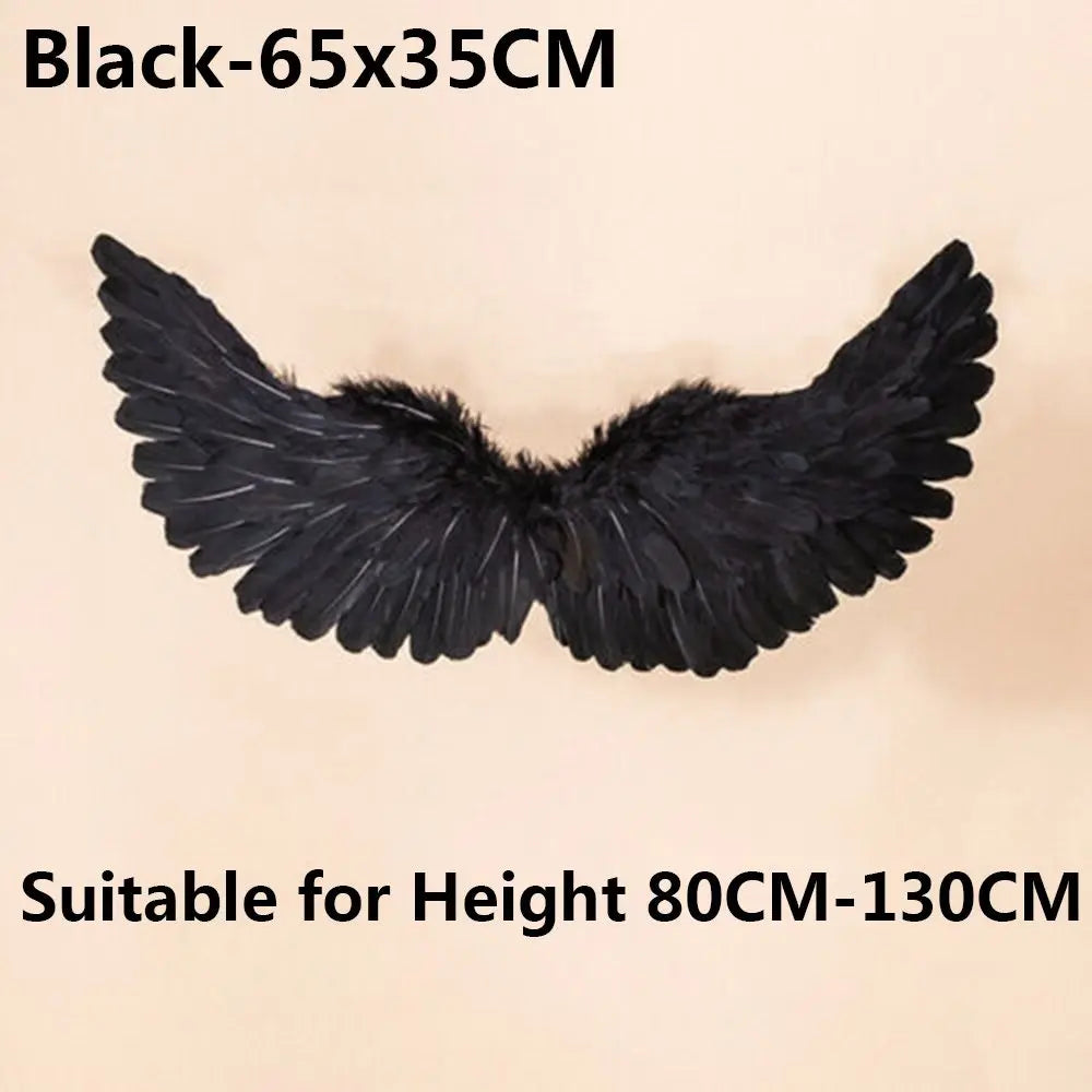 Angel Feather Wings Holiday Party Decorations for Costume & Scene Setting