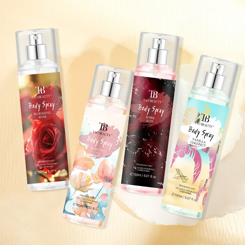 Long-Lasting Floral Fruity Body Spray Alcohol-Free - Multiple Colors