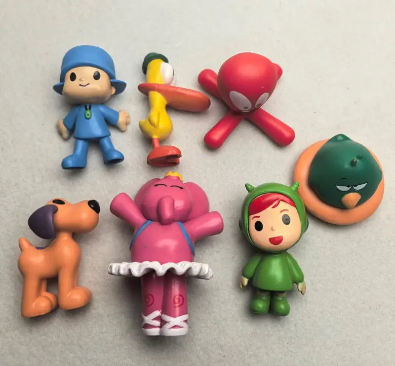 7Pcs Animal Toy Set with Bird, Duck, Elephant & More - Cute PVC Figures