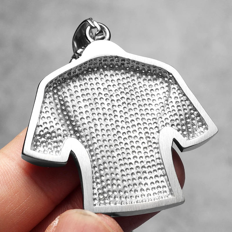 Stainless Steel Football Necklace Chain - Messi Ronaldo Neymar Mbappé Harland Jewelry