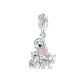 Sterling Silver Highland Cow Pendant for DIY Jewelry - Suitable for Bracelets & Necklaces