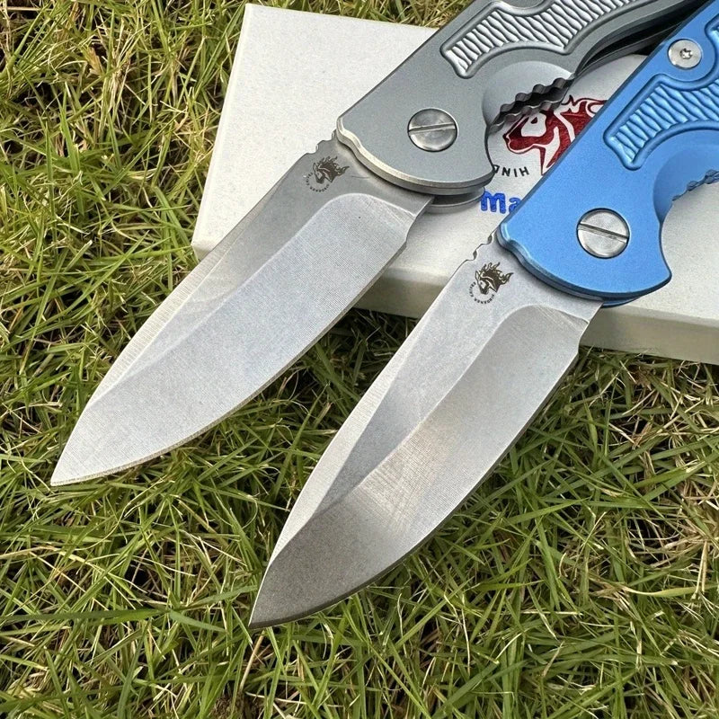 Multifunction Folding Pocket Knife with D2 Steel Blade and Aluminum Handle