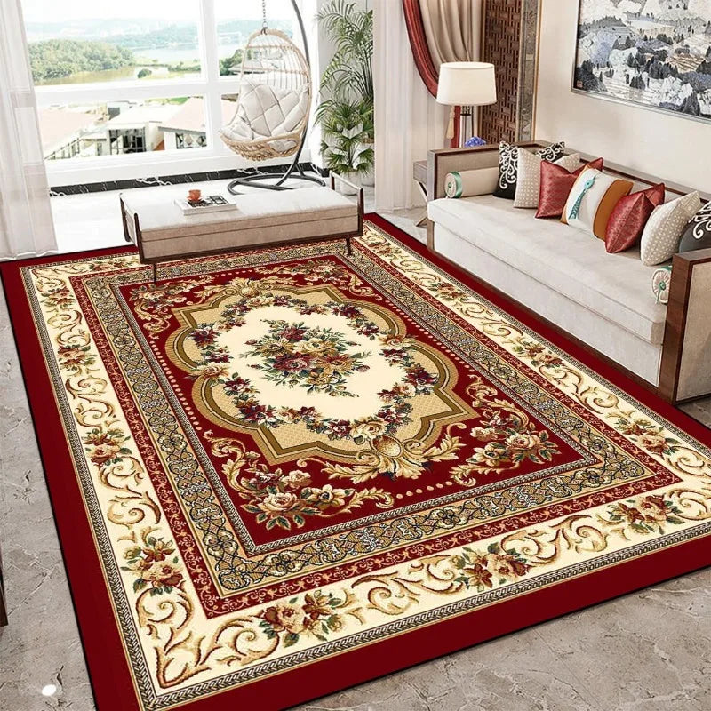European Style Luxury Large Area Carpet for Living Room Bedroom Home Floor Mat