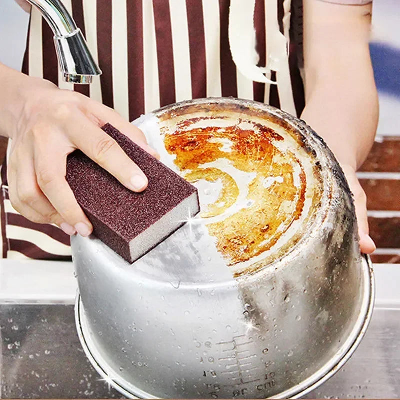 Magic Sponge Eraser Cleaning Brush for Rust and Grease Removal - Multi-Color