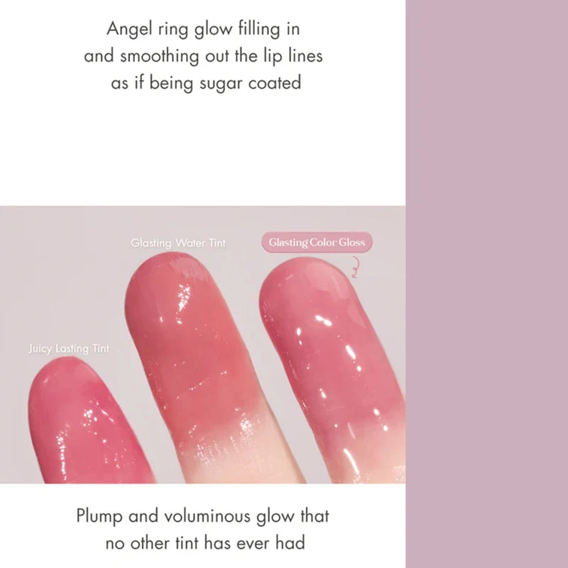Long Lasting Gloss Lip Shine - Juicy Color Lip Gloss for Natural and Vibrant Looks