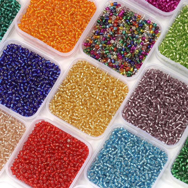 Multicolor 3mm Czech Glass Beads - 1000pcs DIY Jewelry Making Supplies