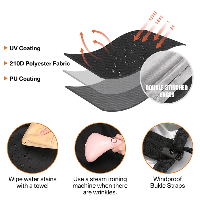Waterproof Hanging Egg Chair Cover for Patio Garden Windproof Dust Protection