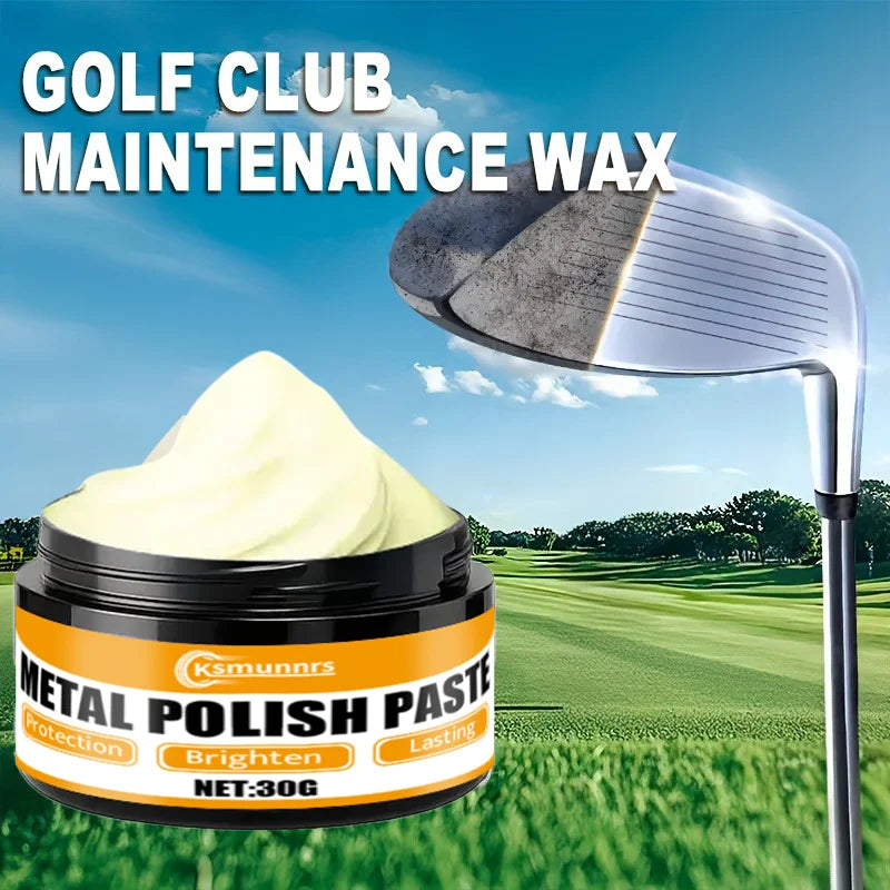 Professional Golf Club Polishing Wax - Scratch & Oxidation Remover, Mirror Finish, Anti-Aging 30G